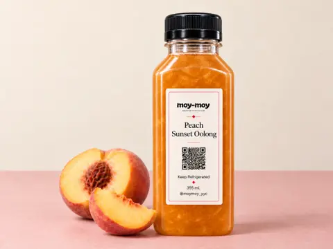Peach Sunset Oolong – Bottle from MOY-MOY